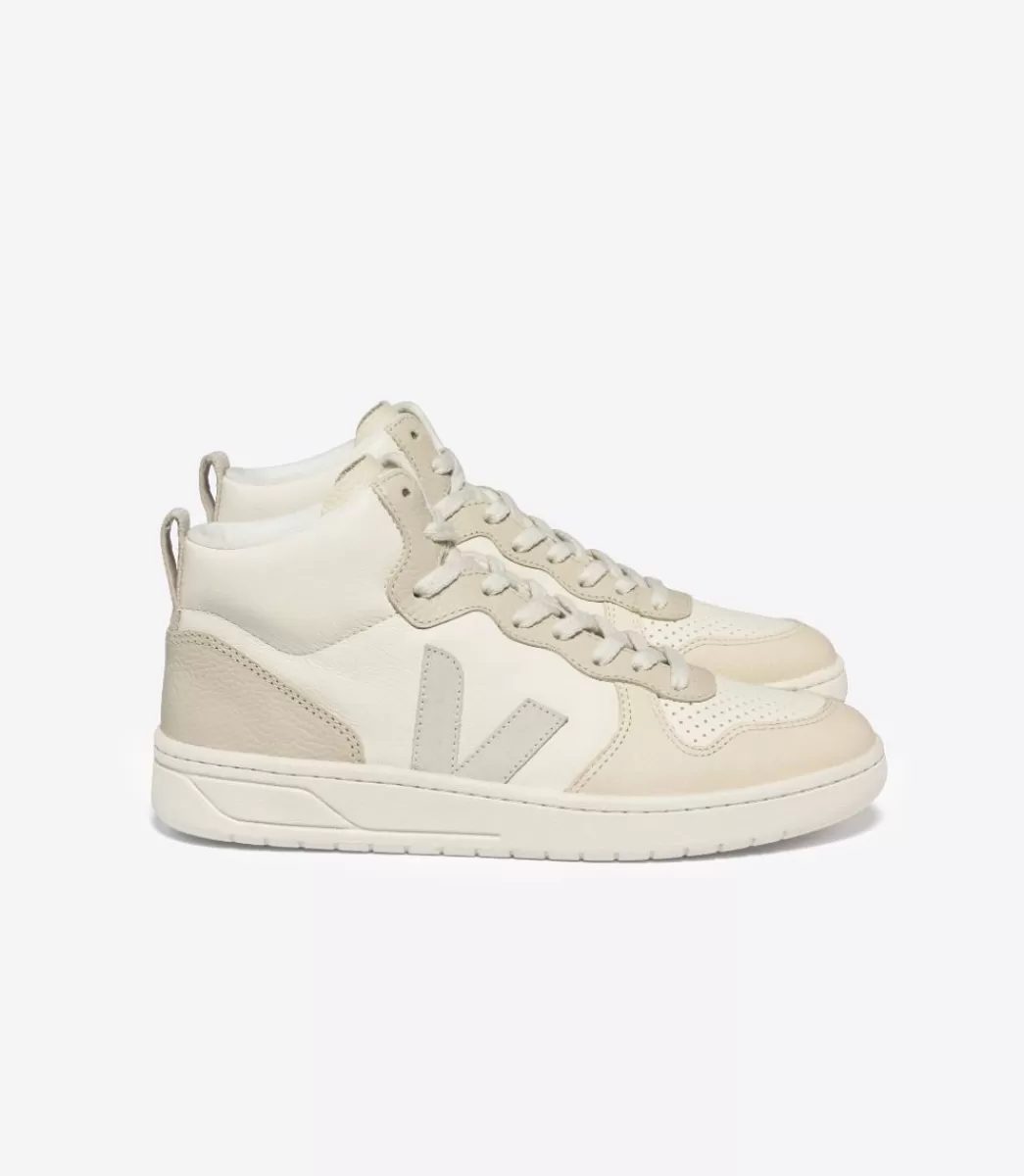 Femme VEJA V-15 | V-15<V-15 LEATHER CASHEW PIERRE MULTICO