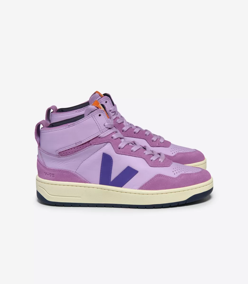 Femme VEJA V-95<V-95 LEATHER ORCHID PURPLE