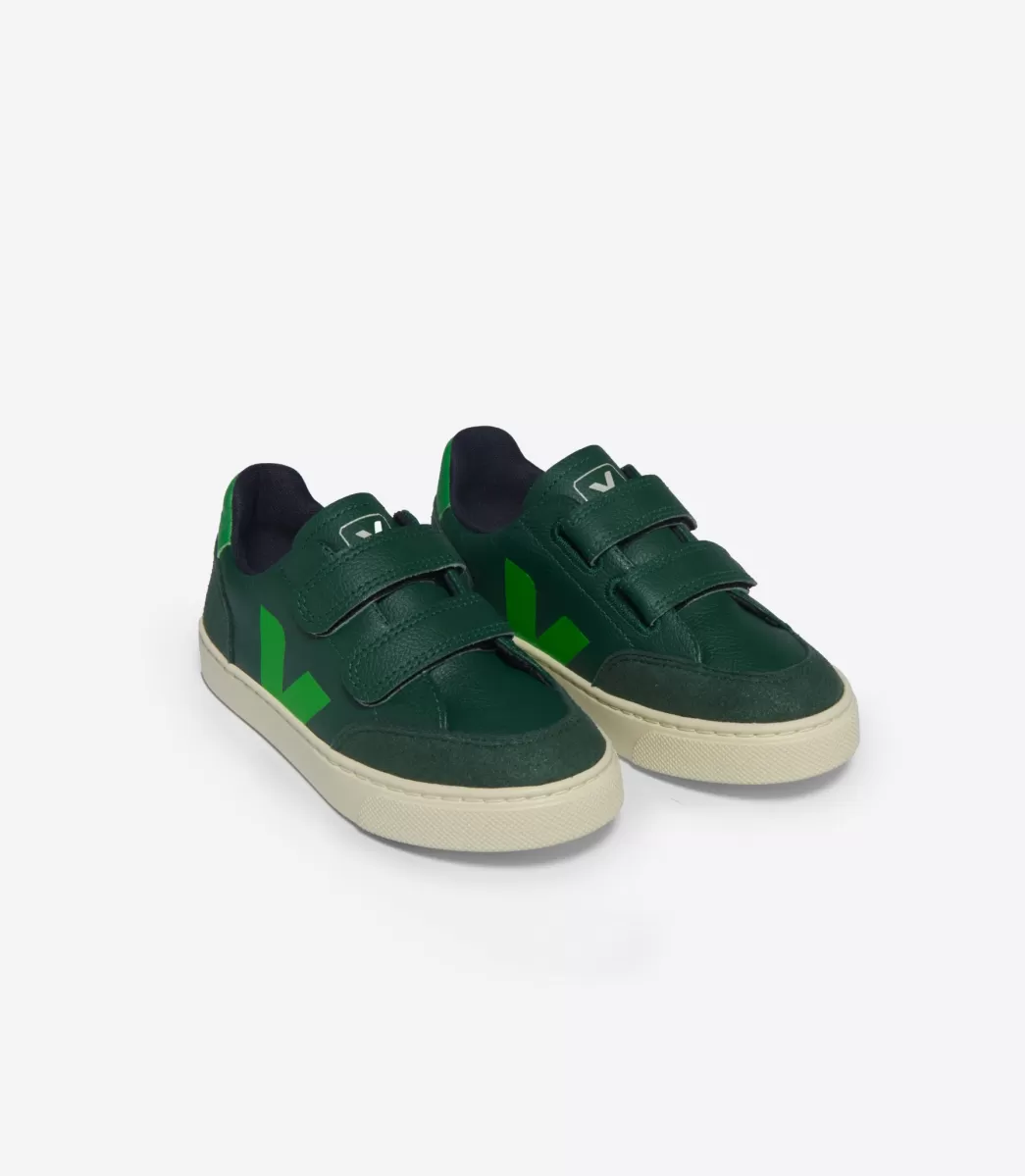 Enfant VEJA V-12<V-12 LEATHER POKER ABSINTHE