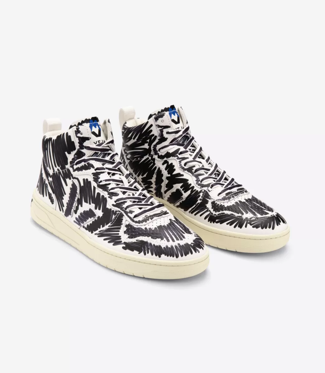 VEJA Adultes<V-15 LEATHER X MARNI FULL BLACK
