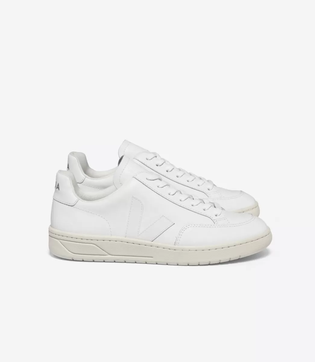 Femme VEJA V-12 | V-12<V-12 LEATHER WHITE