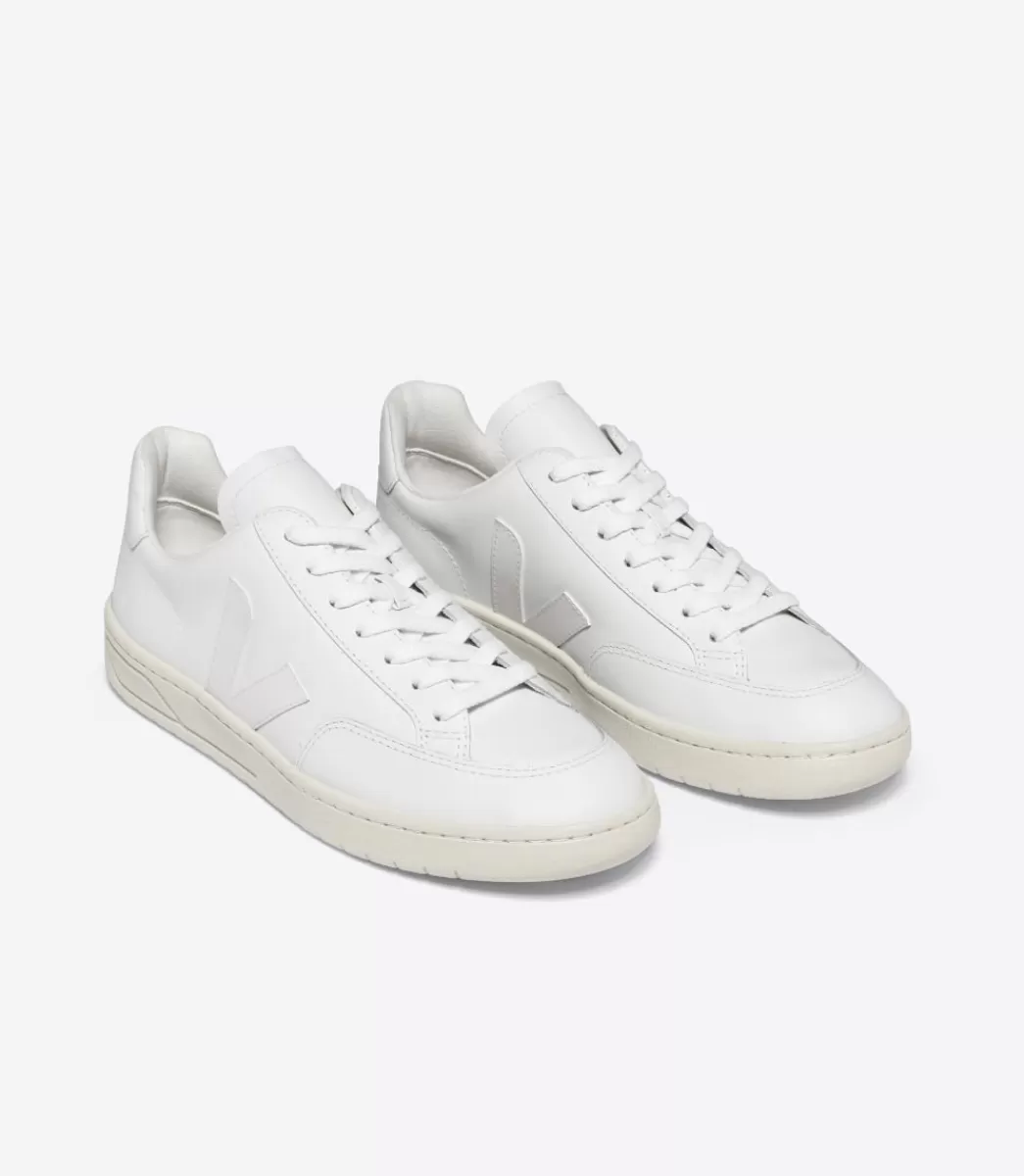 Femme VEJA V-12 | V-12<V-12 LEATHER WHITE