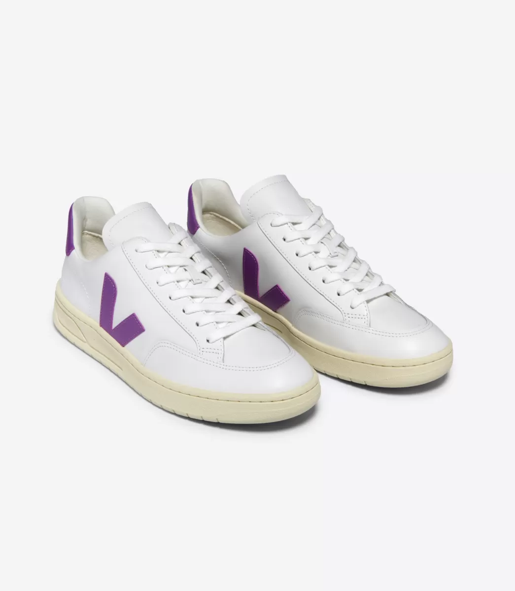 Femme VEJA V-12 | V-12<V-12 LEATHER WHITE COSMOS
