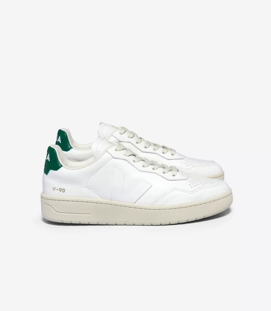 Femme VEJA V-90 | Made In Europe<V-90 LEATHER WHITE GOLF