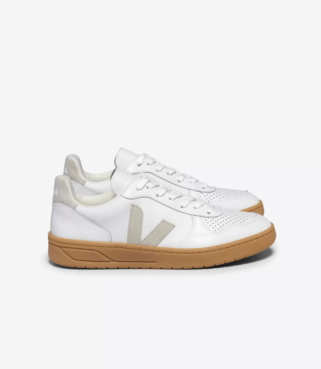Femme VEJA V-10 | V-10<V-10 LEATHER WHITE NATURAL