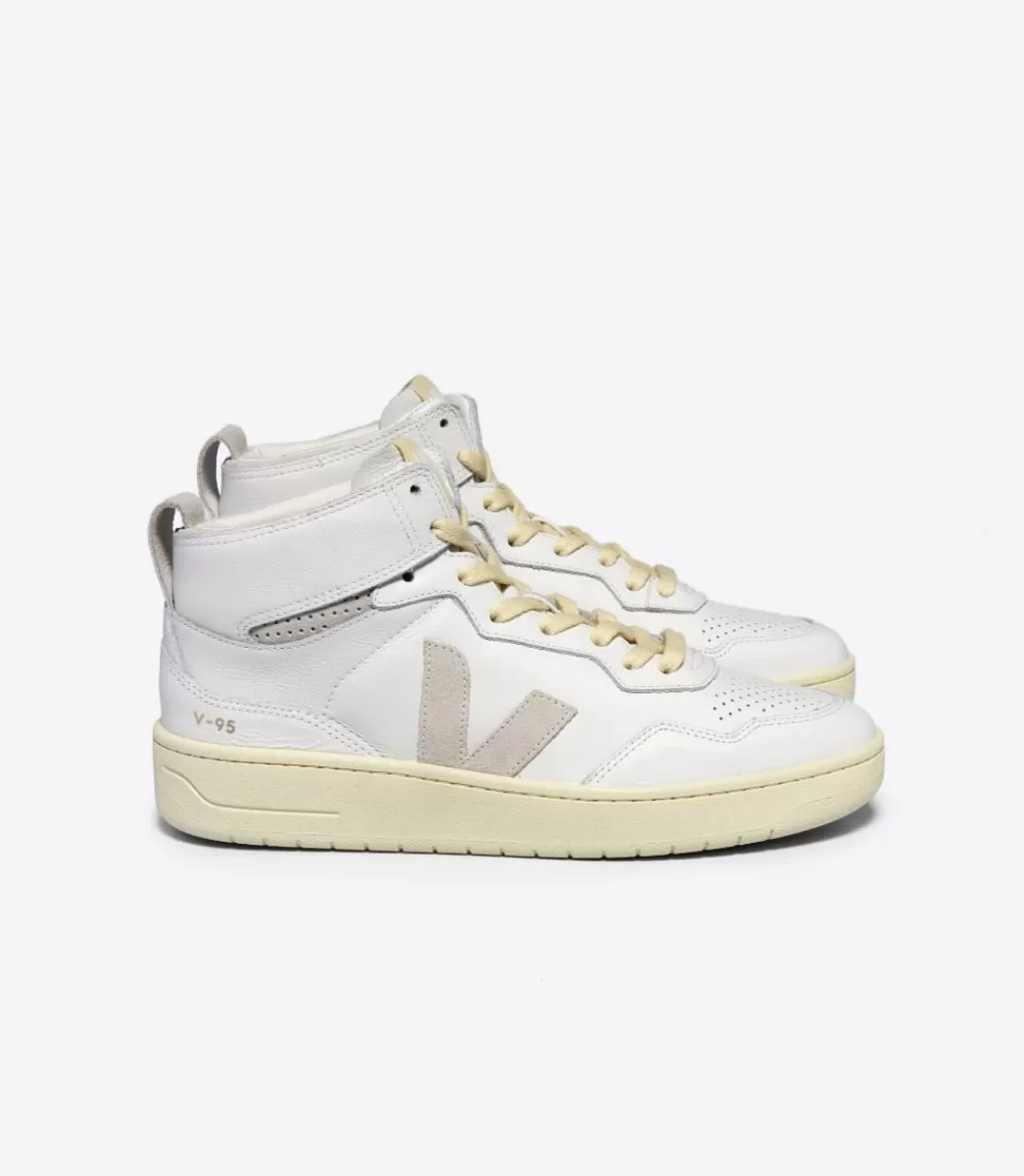 Femme VEJA V-95 | V-95<V-95 LEATHER WHITE NATURAL