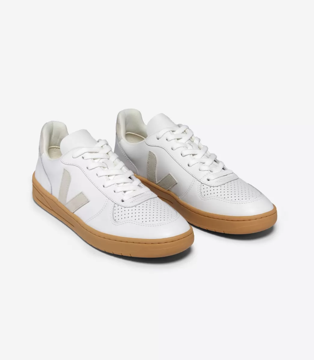 Femme VEJA V-10 | V-10<V-10 LEATHER WHITE NATURAL