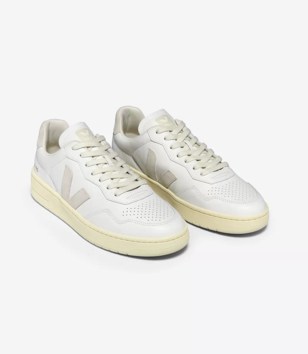 Femme VEJA V-90 | V-90<V-90 LEATHER WHITE NATURAL