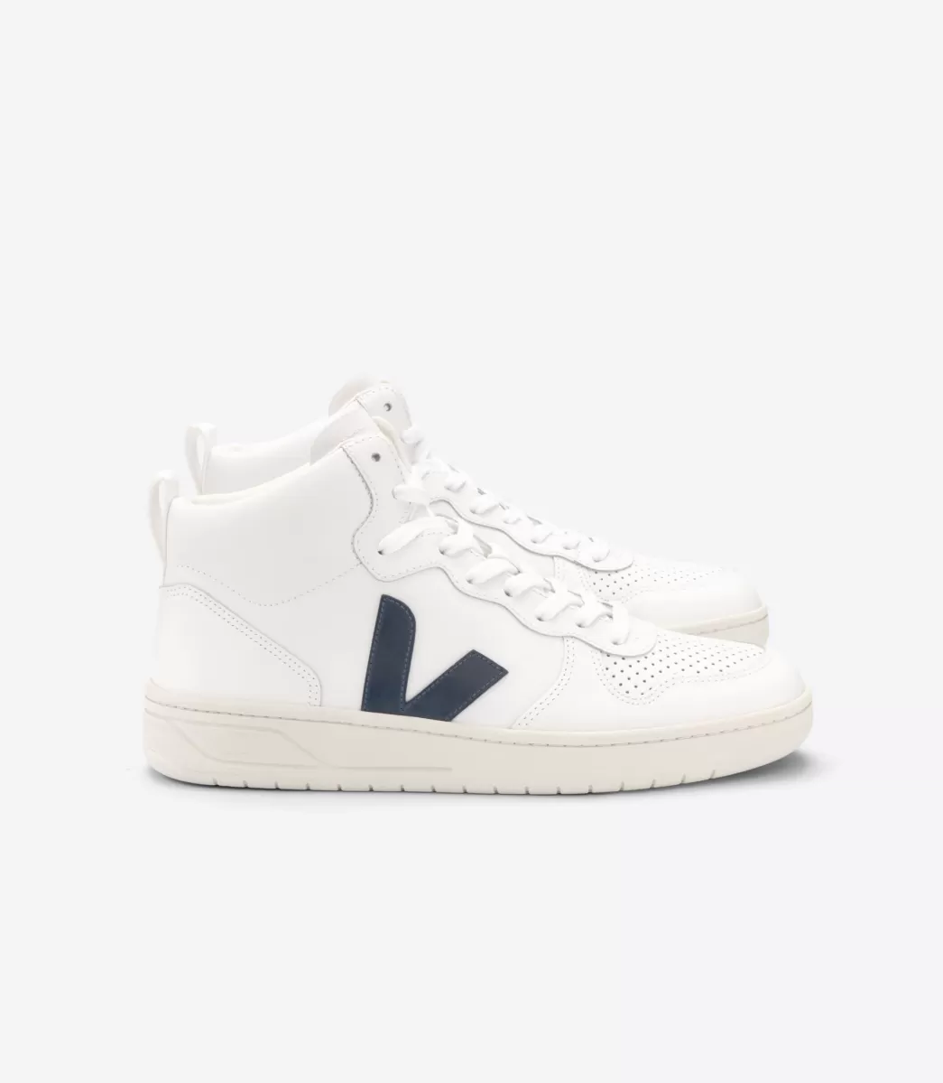 Femme VEJA V-15 | V-15<V-15 LEATHER WHITE NAUTICO