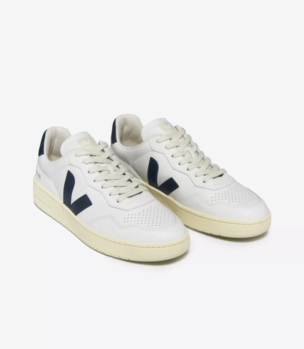 Femme VEJA V-90 | V-90<V-90 LEATHER WHITE NAUTICO