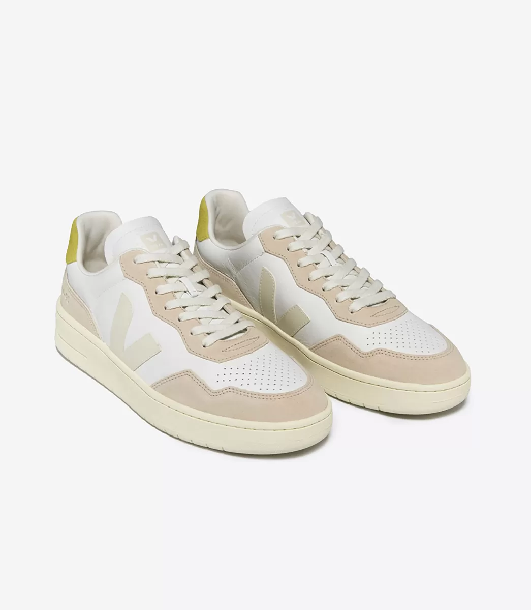 Femme VEJA V-90 | Made In Europe<V-90 LEATHER WHITE PIERRE LIQUOR