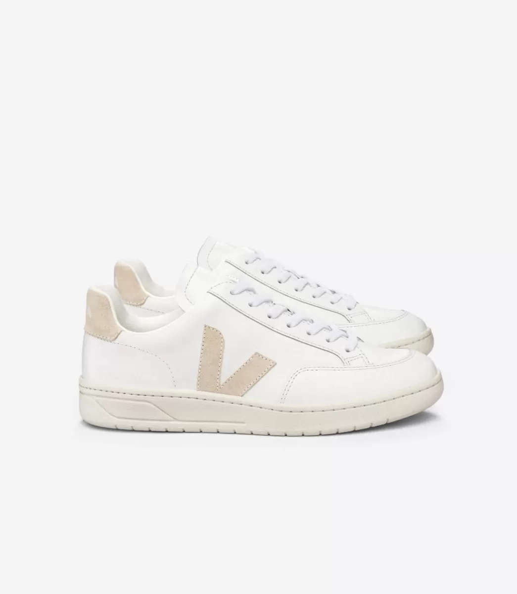 Femme VEJA V-12 | V-12<V-12 LEATHER WHITE SABLE