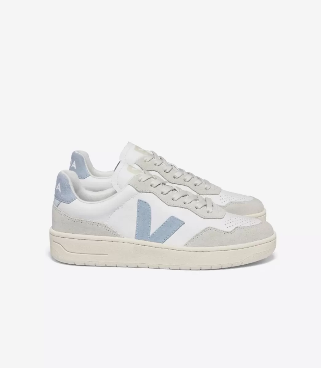 Femme VEJA V-90 | V-90<V-90 LEATHER WHITE STEEL