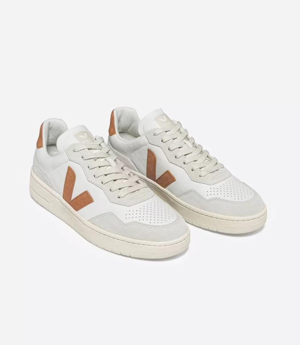Femme VEJA V-90 | V-90<V-90 LEATHER WHITE UMBER