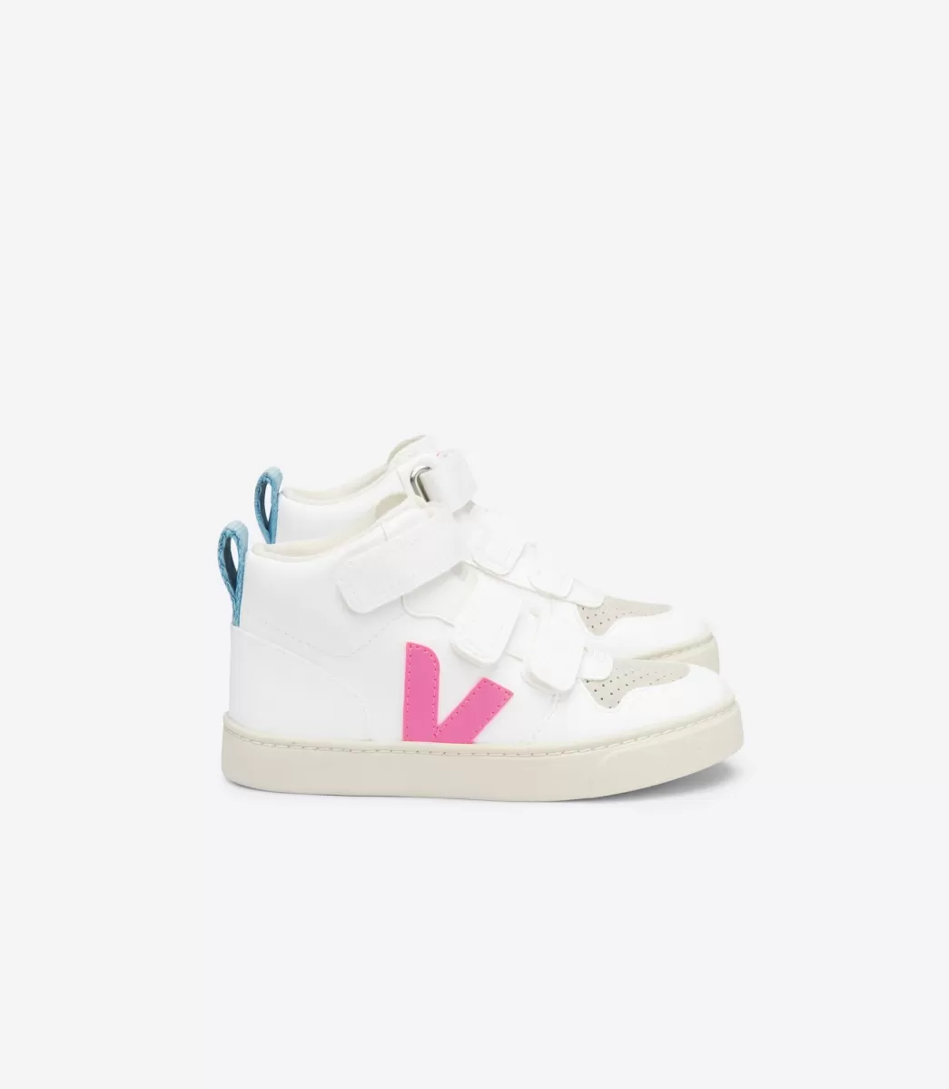 Enfant VEJA Enfant | Vegan<V-10 MID CWL WHITE SARI STEEL