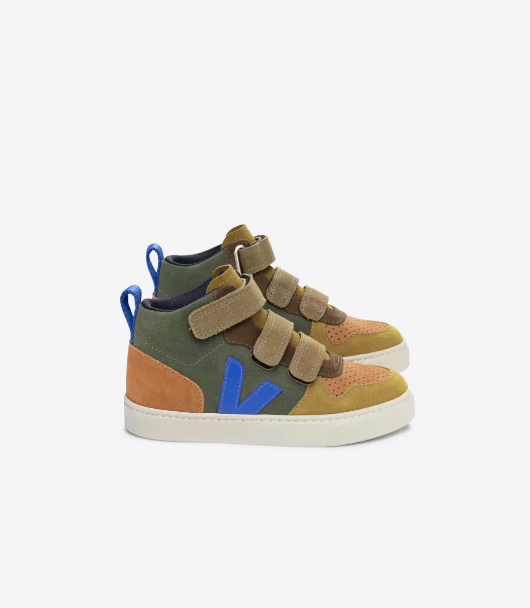 Enfant VEJA Montantes | V-10 Mid<V-10 MID SUEDE MULTICO MUD PAROS