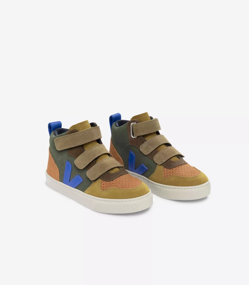 Enfant VEJA Montantes | V-10 Mid<V-10 MID SUEDE MULTICO MUD PAROS