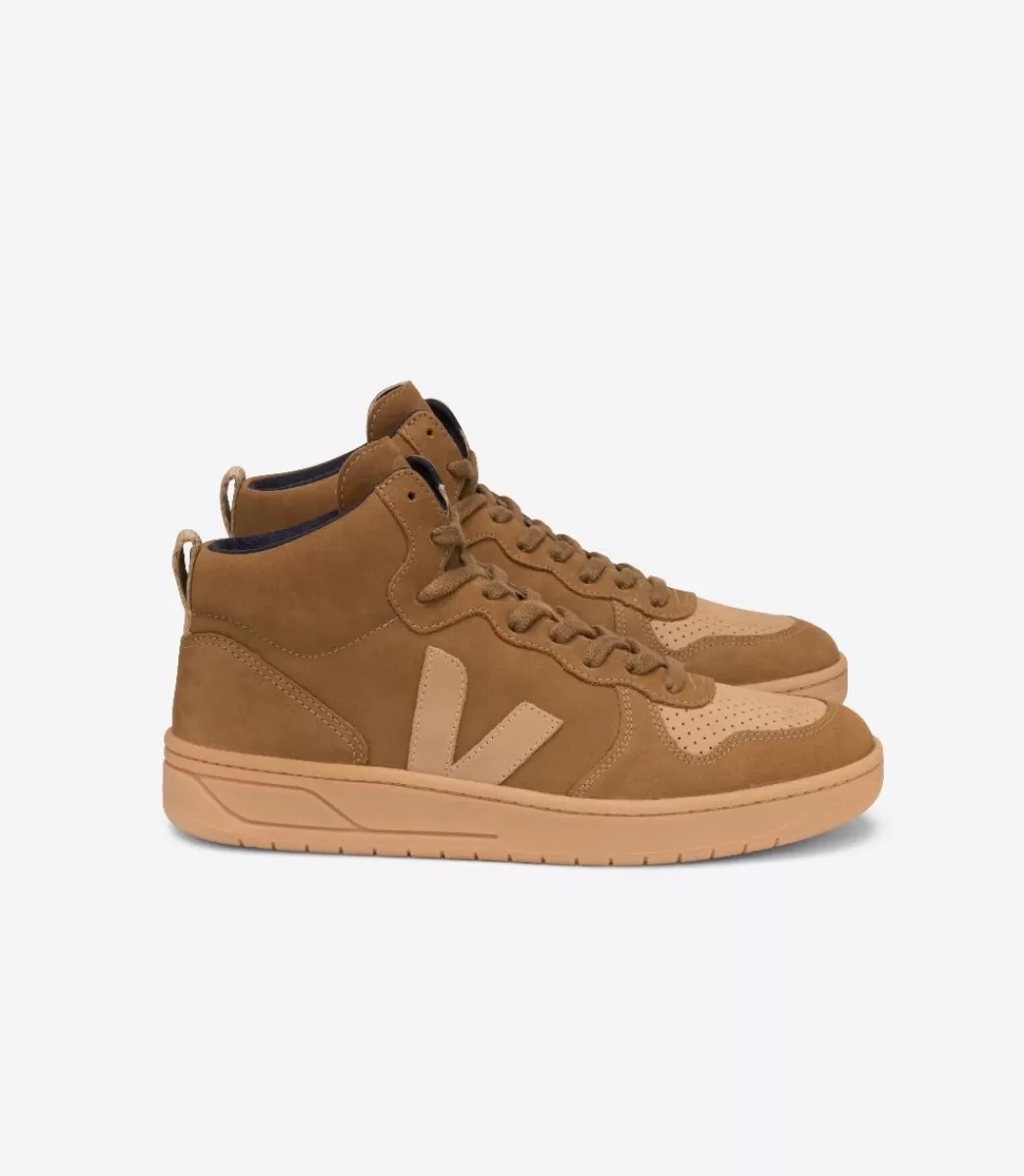 Femme VEJA V-15 | V-15<V-15 NUBUCK CAMEL DESERT