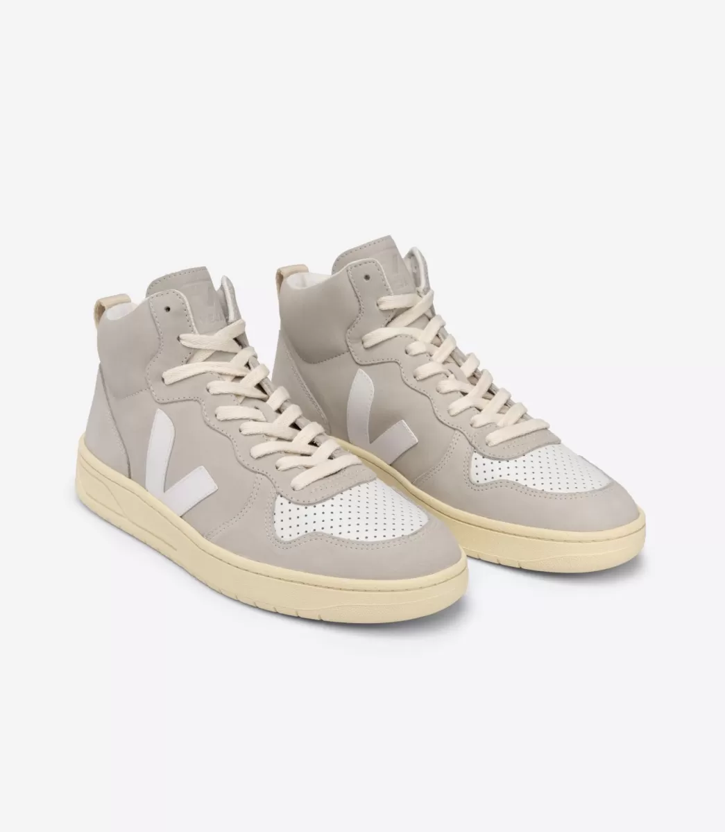Femme VEJA V-15 | V-15<V-15 NUBUCK NATURAL WHITE
