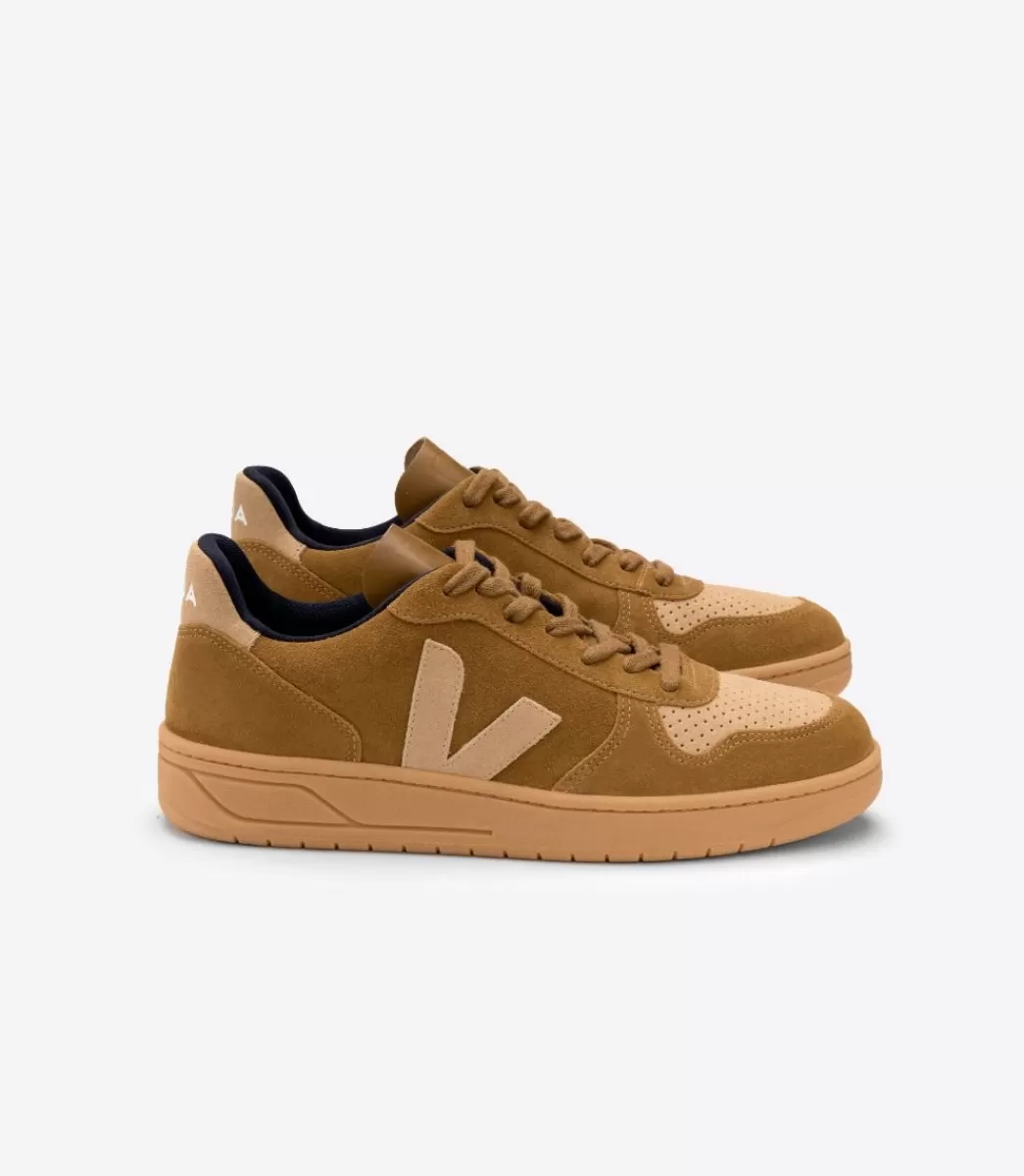 VEJA Adultes<V-10 SUEDE CAMEL DESERT