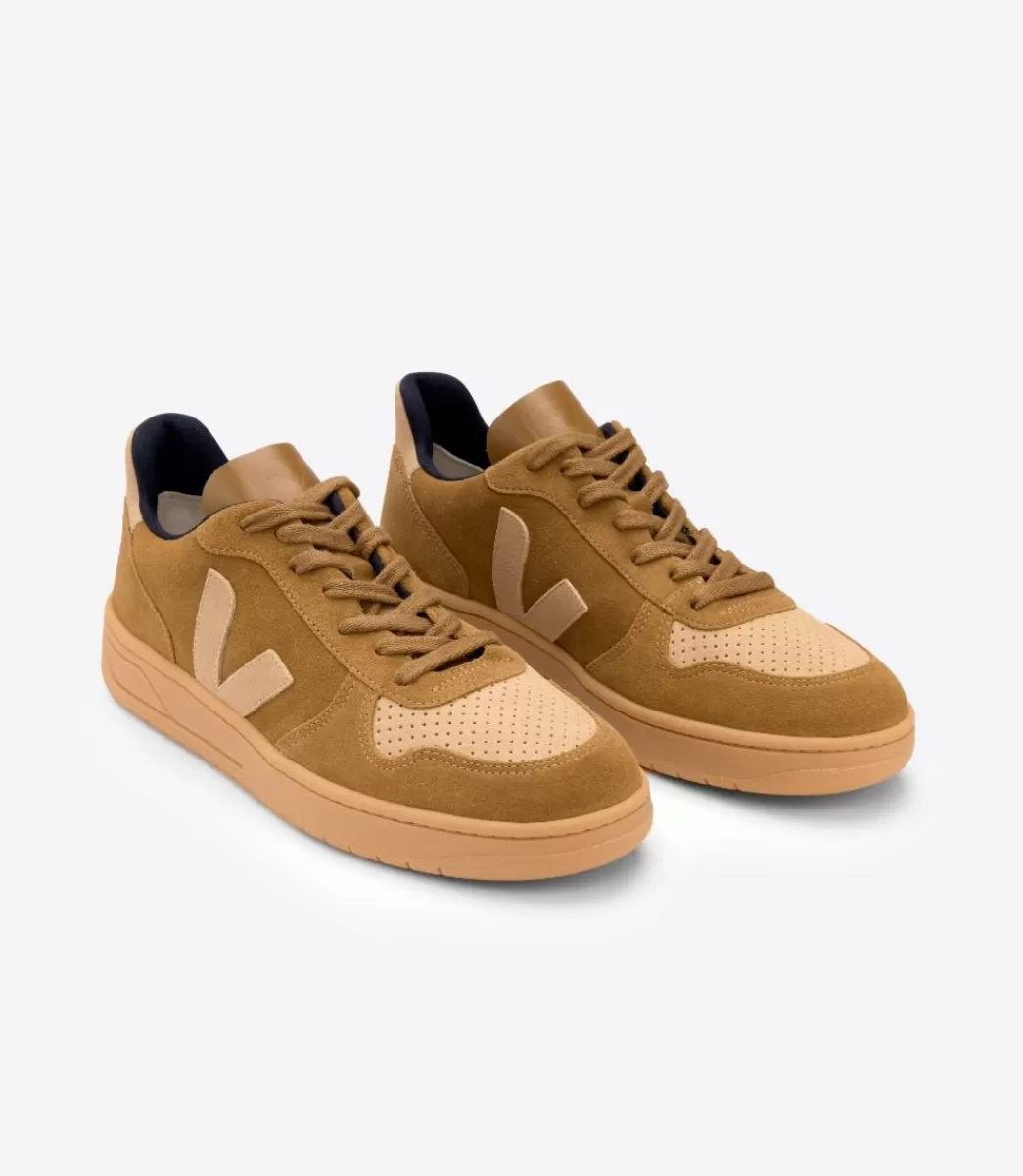 VEJA Adultes<V-10 SUEDE CAMEL DESERT