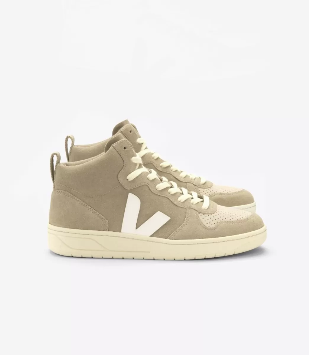 Femme VEJA V-15 | V-15<V-15 SUEDE DUNE PIERRE