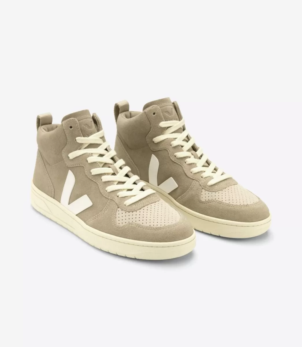 Femme VEJA V-15 | V-15<V-15 SUEDE DUNE PIERRE