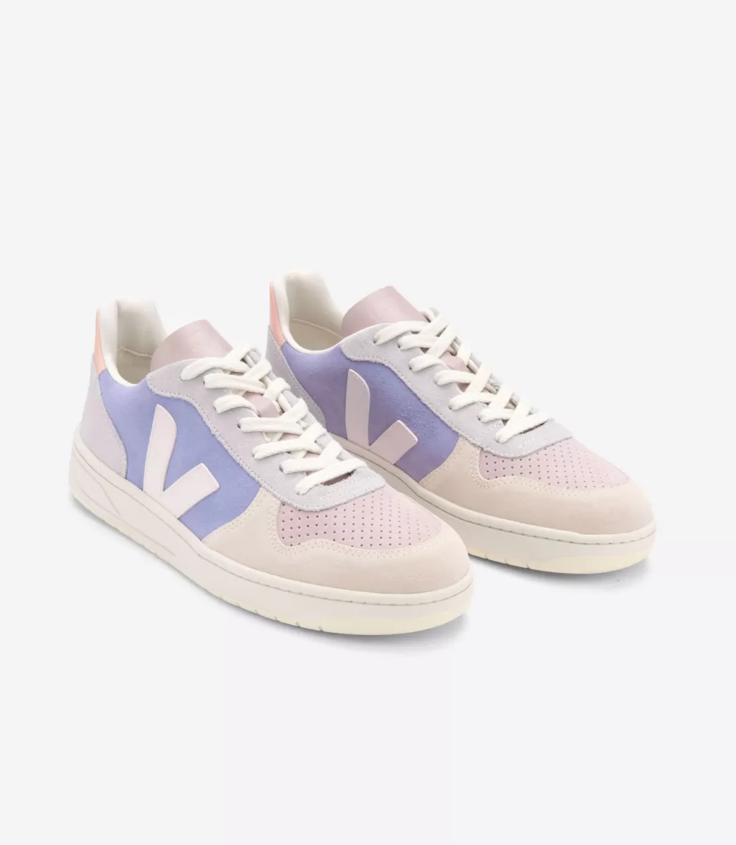 VEJA Adultes<V-10 SUEDE MULTICO LAVANDE