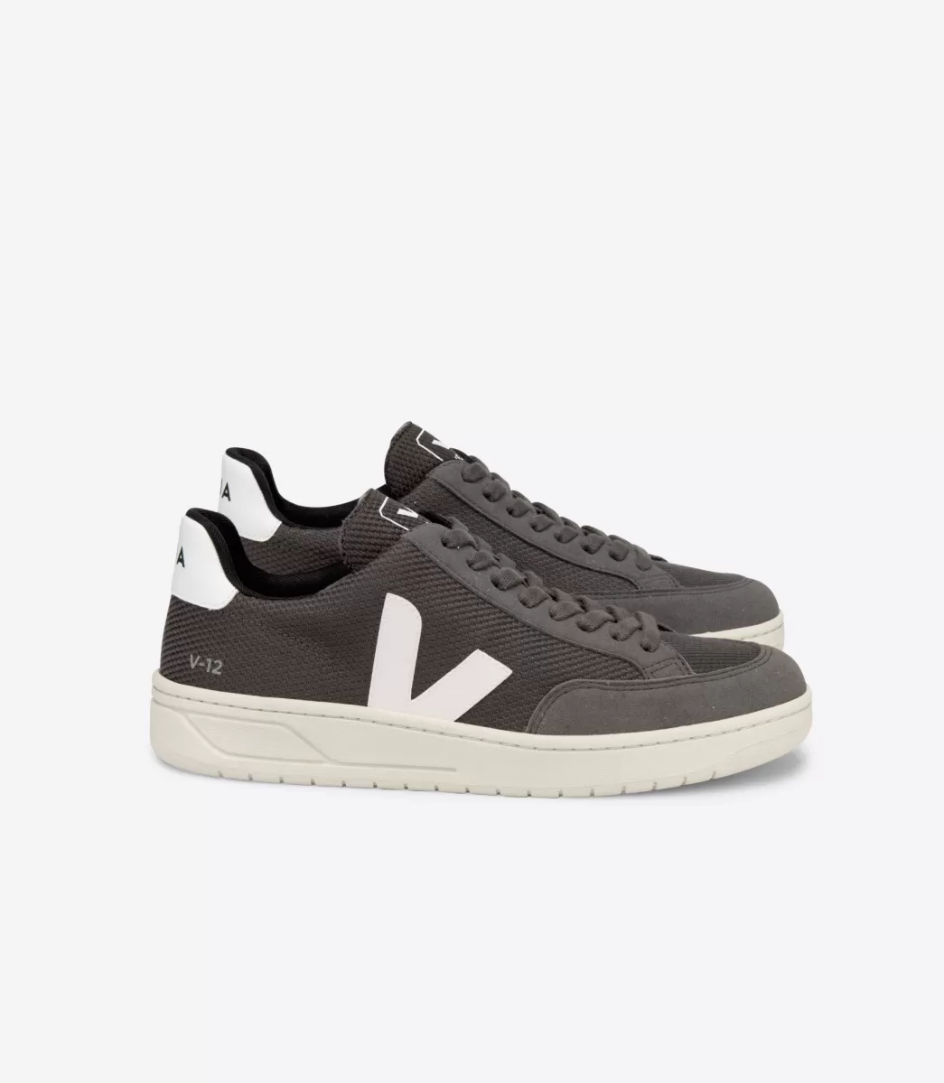 VEJA Adultes<V-12 VEGAN B-MESH GRAFITE WHITE
