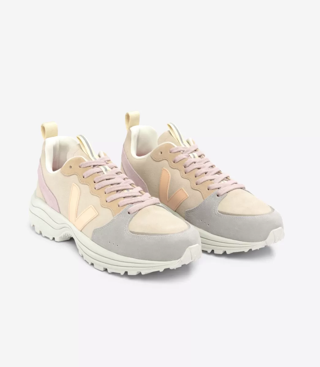 VEJA Adultes<VENTURI SUEDE ALMOND PEACH MULTICO