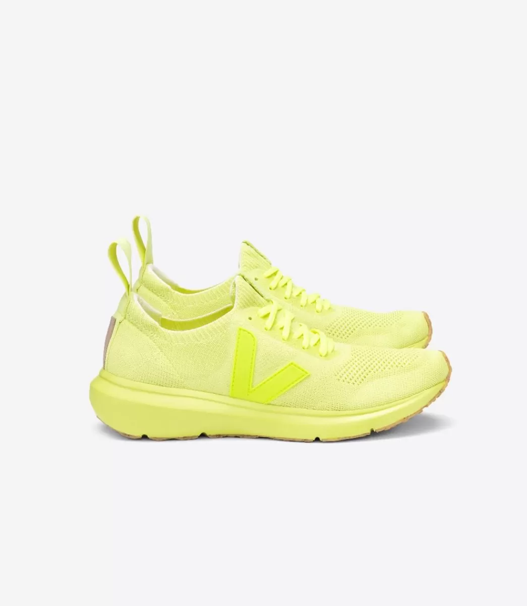 VEJA Adultes<V-KNIT X RICK OWENS FULL ACID YELLOW