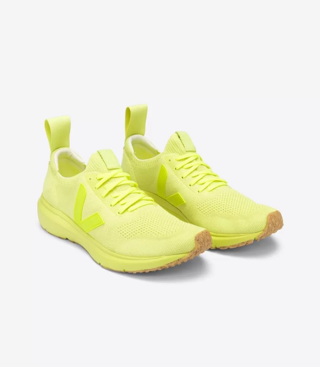 VEJA Adultes<V-KNIT X RICK OWENS FULL ACID YELLOW