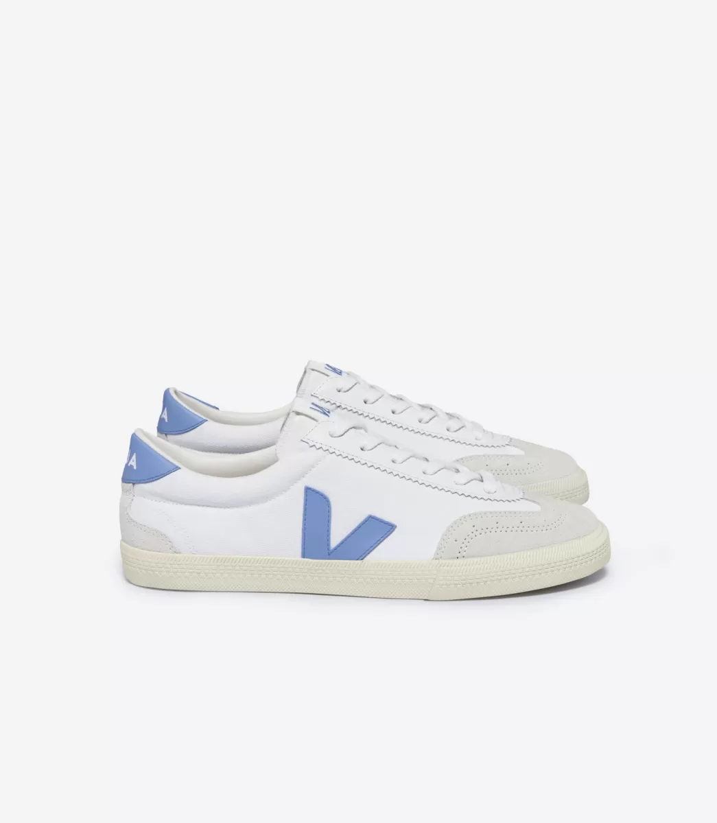 Femme VEJA Volley | Volley<VOLLEY CANVAS WHITE AQUA