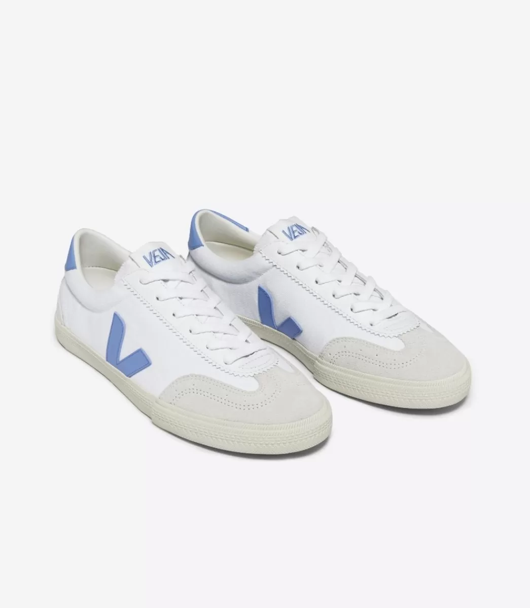 Femme VEJA Volley | Volley<VOLLEY CANVAS WHITE AQUA