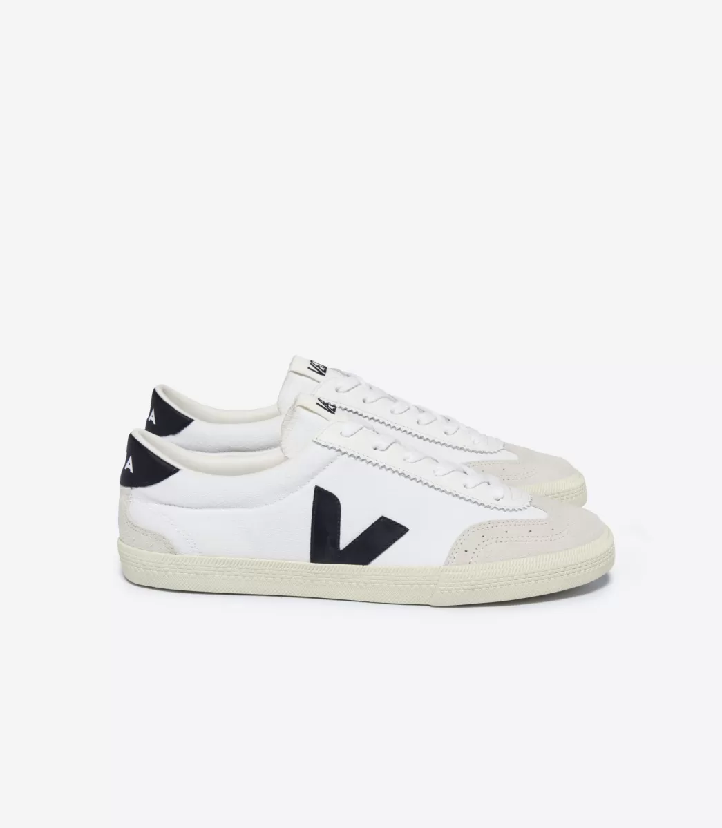 Femme VEJA Volley | Volley<VOLLEY CANVAS WHITE BLACK