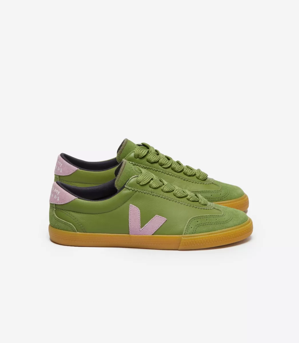 Femme VEJA Veja X Make My Lemonade | Collab<VOLLEY LEATHER X MAKE MY LEMONADE KIWI ORCHID