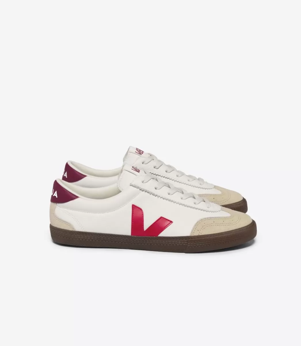 Femme VEJA Volley | Volley<VOLLEY LEATHER WHITE PEKIN BARK