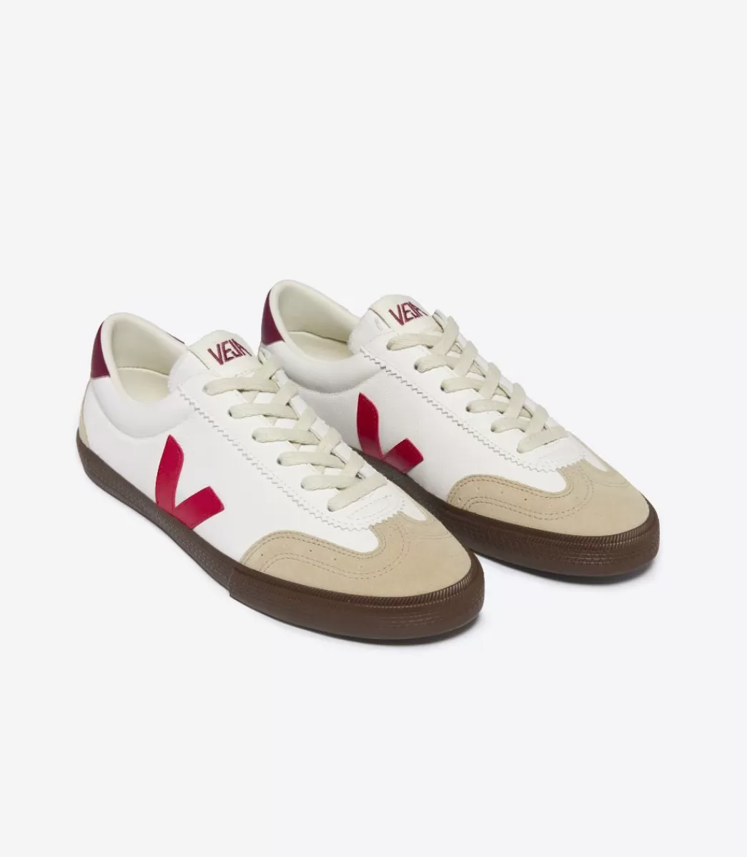Femme VEJA Volley | Volley<VOLLEY LEATHER WHITE PEKIN BARK
