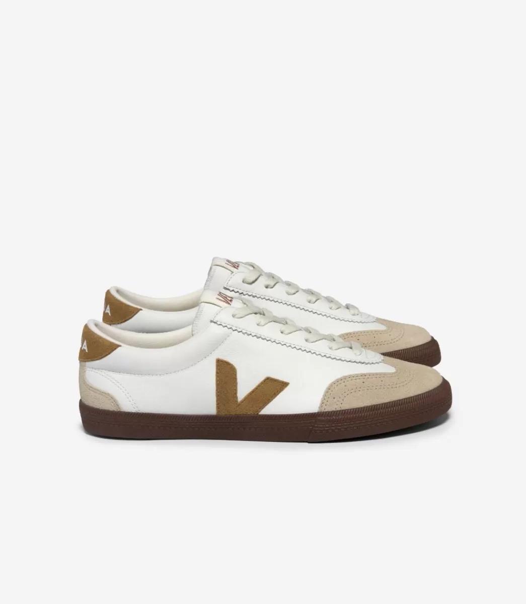 Homme VEJA Volley<VOLLEY LEATHER WHITE TENT BARK