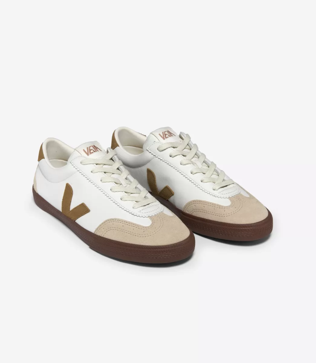 Homme VEJA Volley<VOLLEY LEATHER WHITE TENT BARK