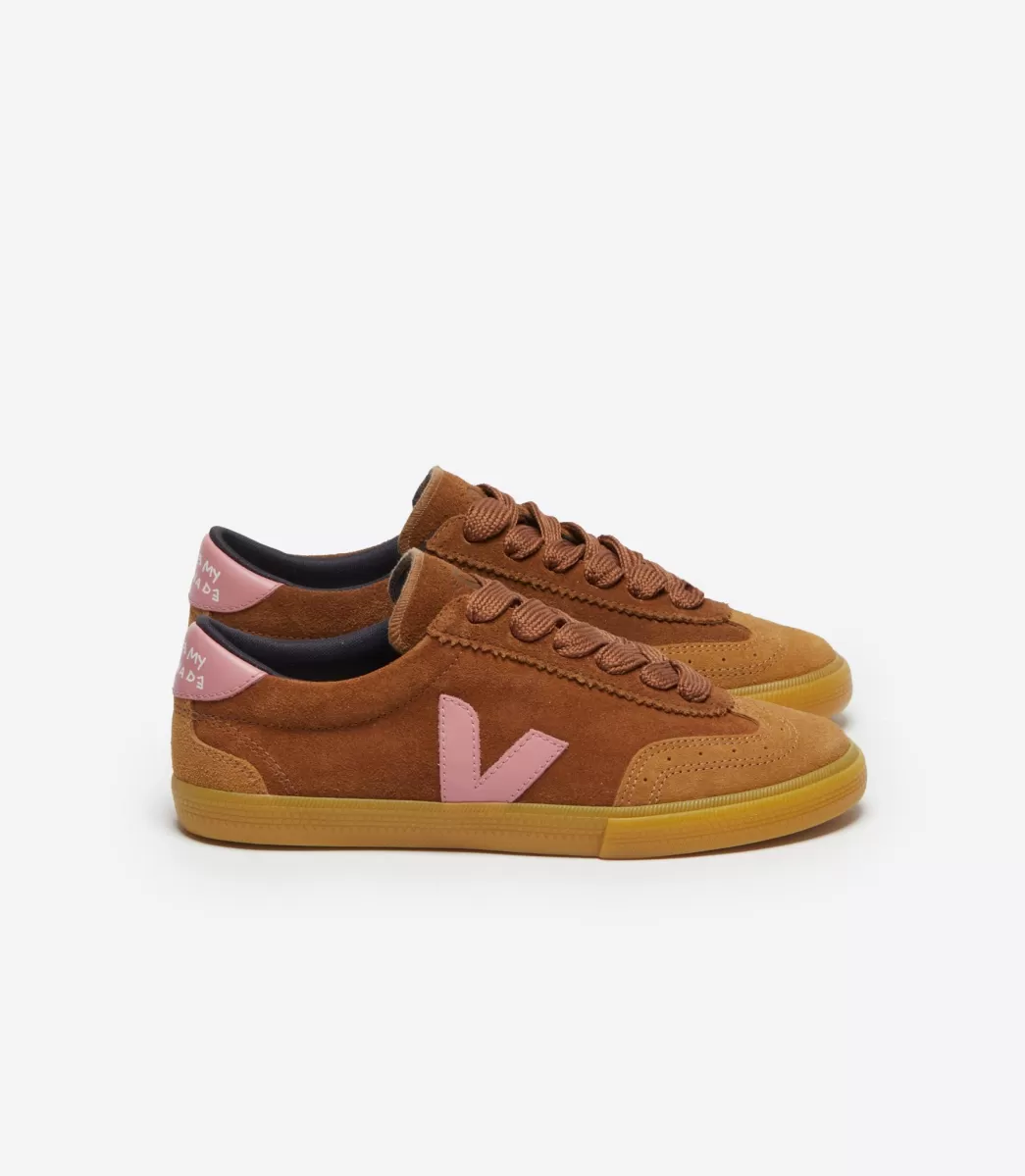 Femme VEJA Veja X Make My Lemonade | Collab<VOLLEY SUEDE X MAKE MY LEMONADE COGNAC MARY