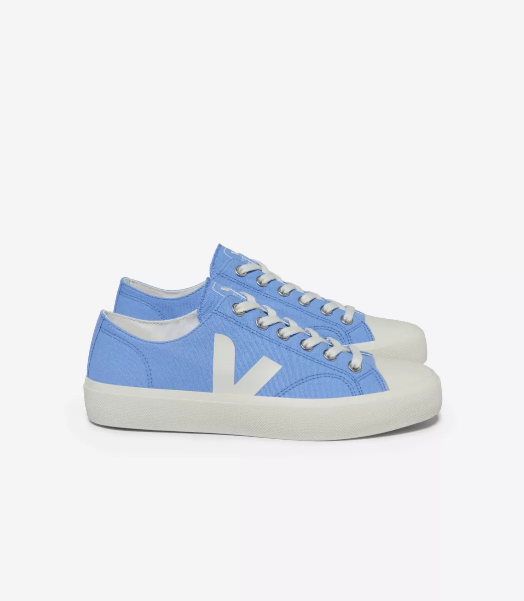 Femme VEJA Adulte | Vegan<WATA II LOW CANVAS AQUA PIERRE