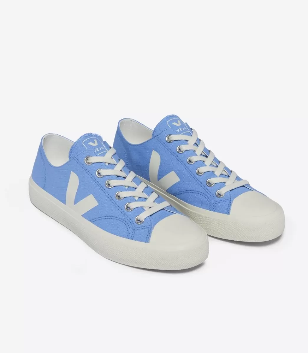 Femme VEJA Adulte | Vegan<WATA II LOW CANVAS AQUA PIERRE