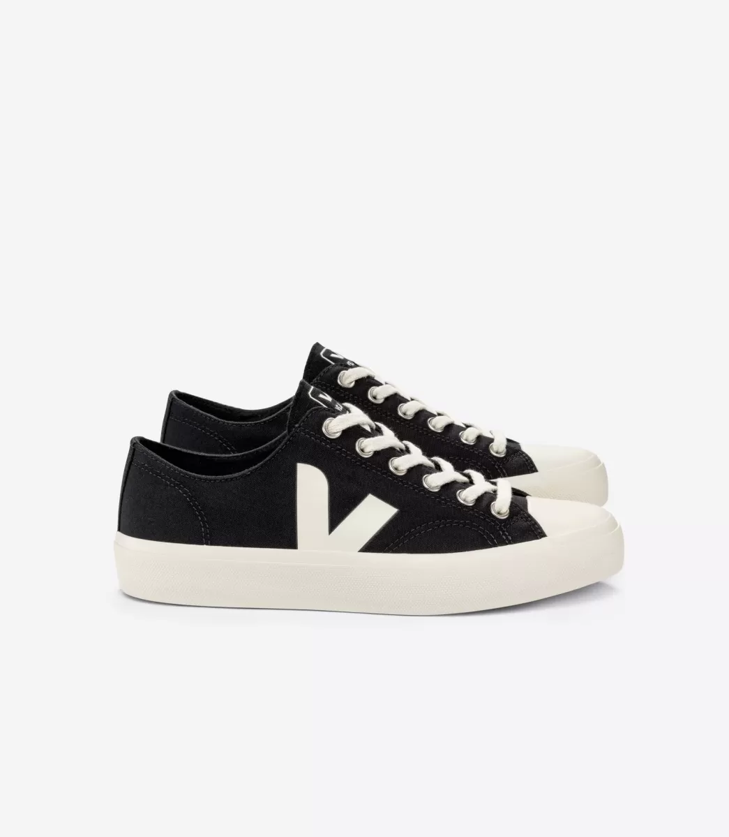 Femme VEJA Adulte | Vegan<WATA II LOW CANVAS BLACK PIERRE